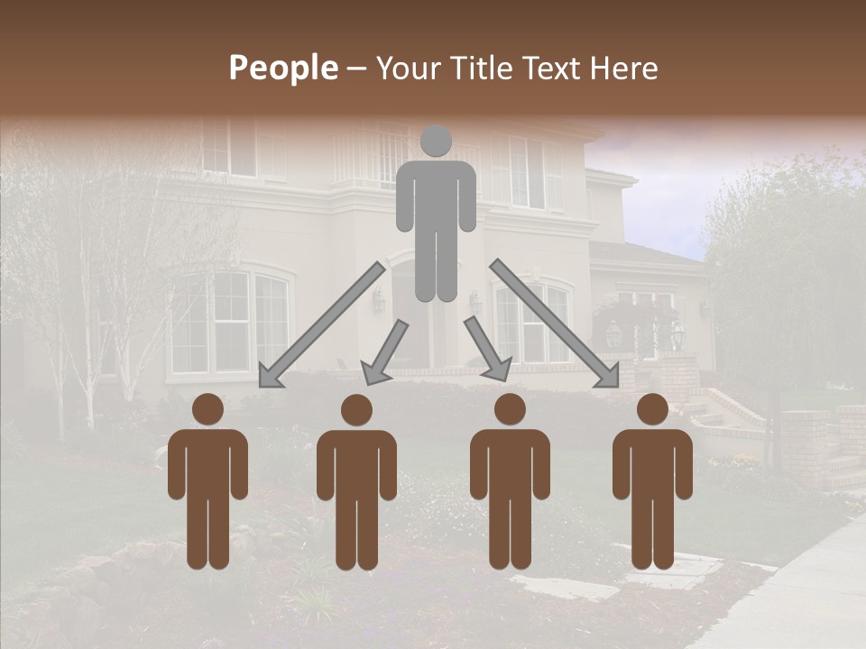 Stone Garden Brick PowerPoint Template