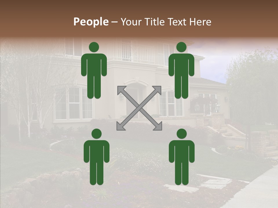 Stone Garden Brick PowerPoint Template