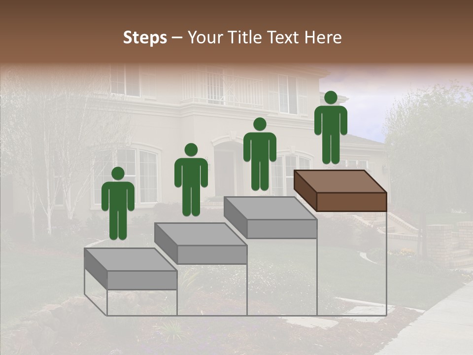 Stone Garden Brick PowerPoint Template