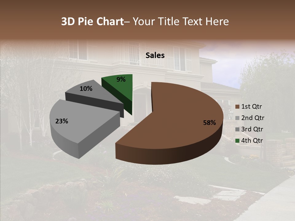 Stone Garden Brick PowerPoint Template