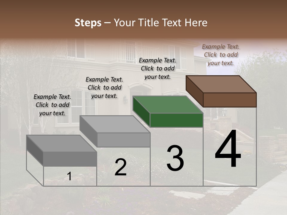 Stone Garden Brick PowerPoint Template