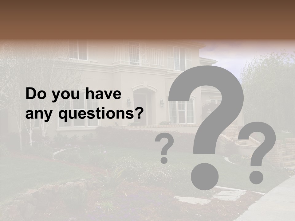 Stone Garden Brick PowerPoint Template