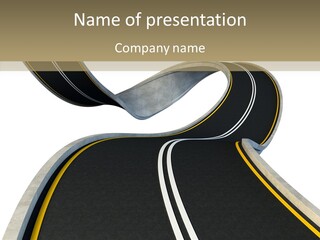 Activity Knot Highway PowerPoint Template
