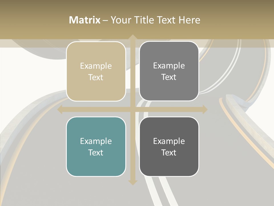 Activity Knot Highway PowerPoint Template
