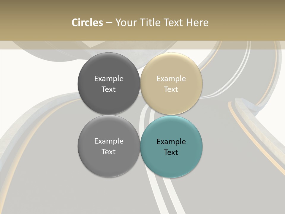 Activity Knot Highway PowerPoint Template