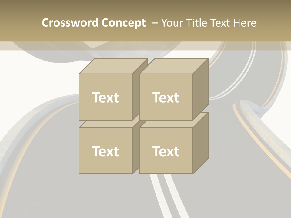 Activity Knot Highway PowerPoint Template