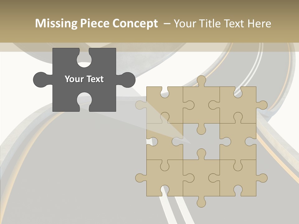 Activity Knot Highway PowerPoint Template