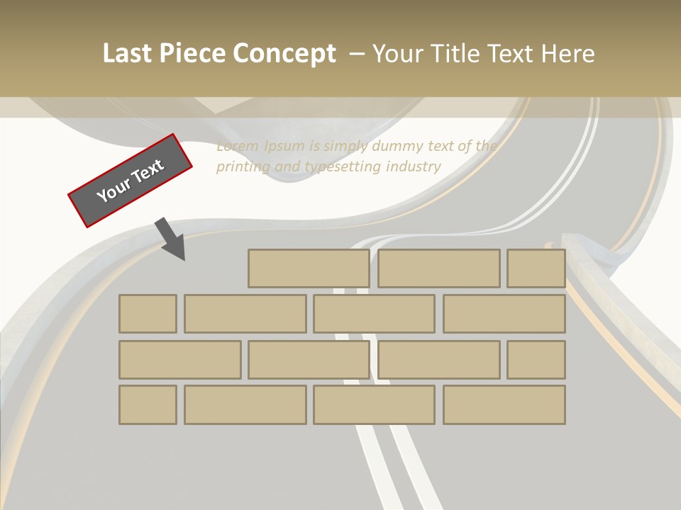 Activity Knot Highway PowerPoint Template