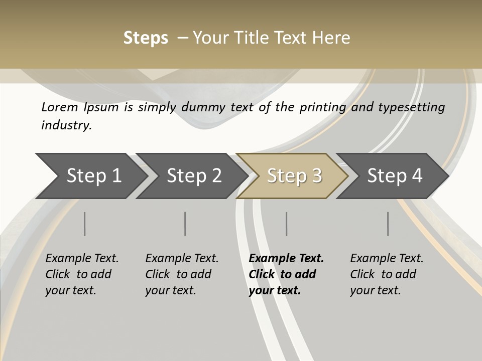 Activity Knot Highway PowerPoint Template