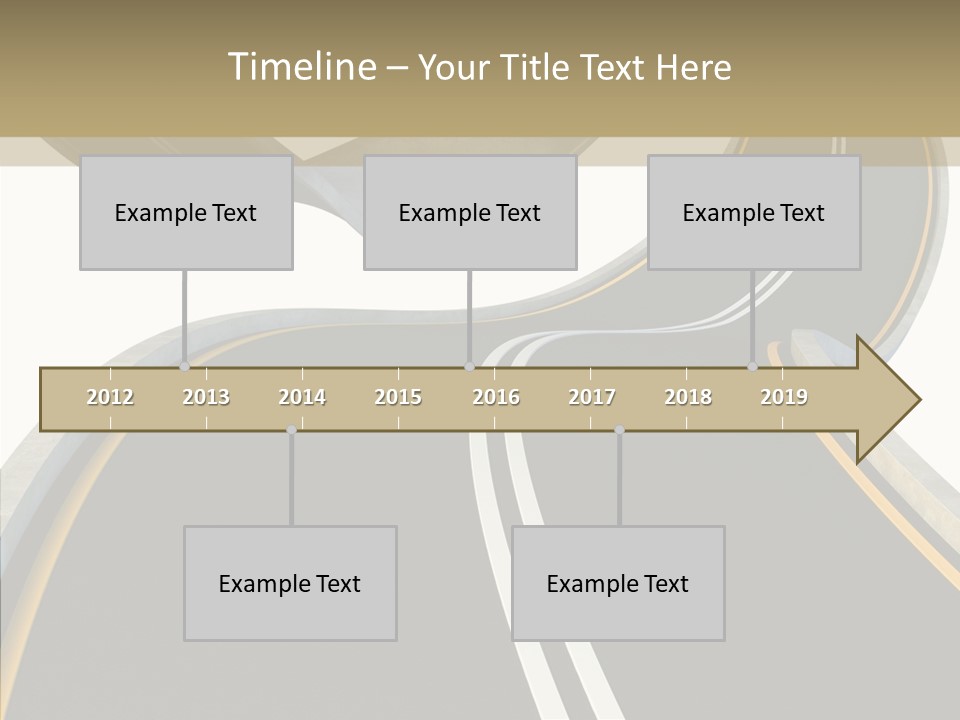 Activity Knot Highway PowerPoint Template