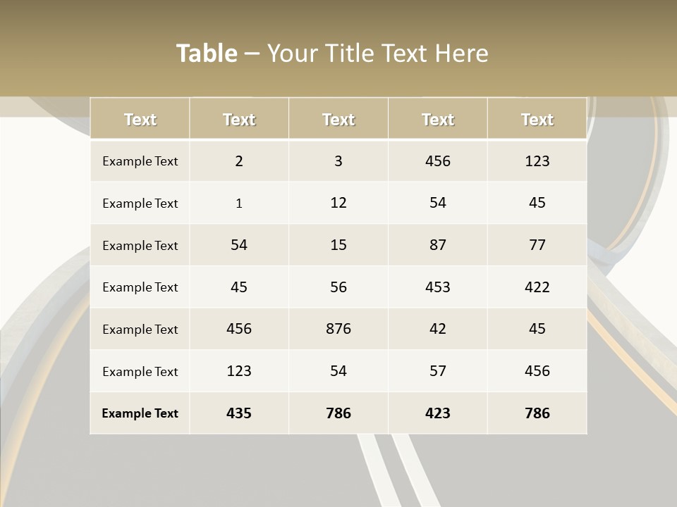 Activity Knot Highway PowerPoint Template