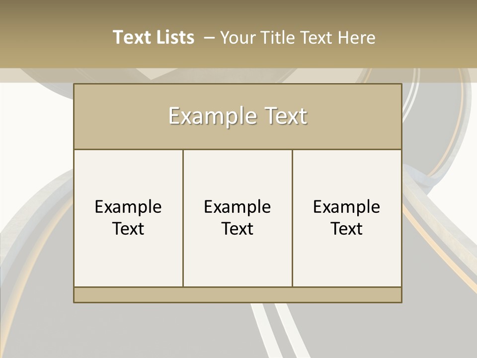 Activity Knot Highway PowerPoint Template