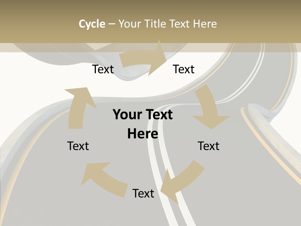 Activity Knot Highway PowerPoint Template