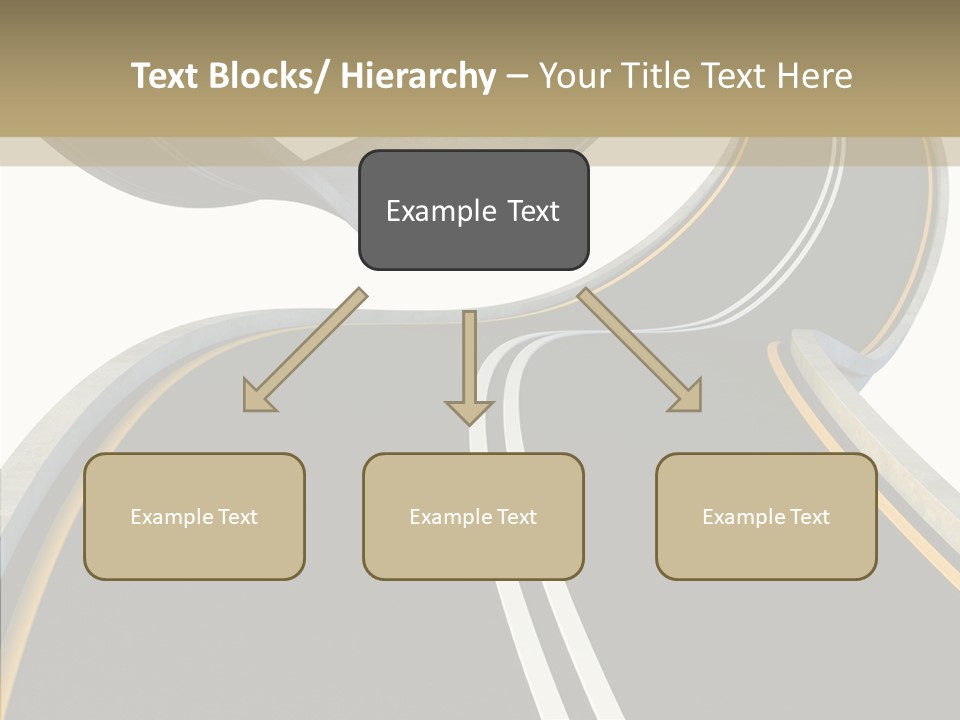 Activity Knot Highway PowerPoint Template