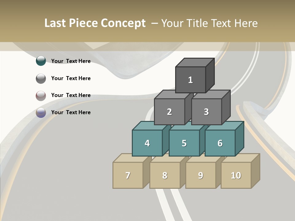 Activity Knot Highway PowerPoint Template