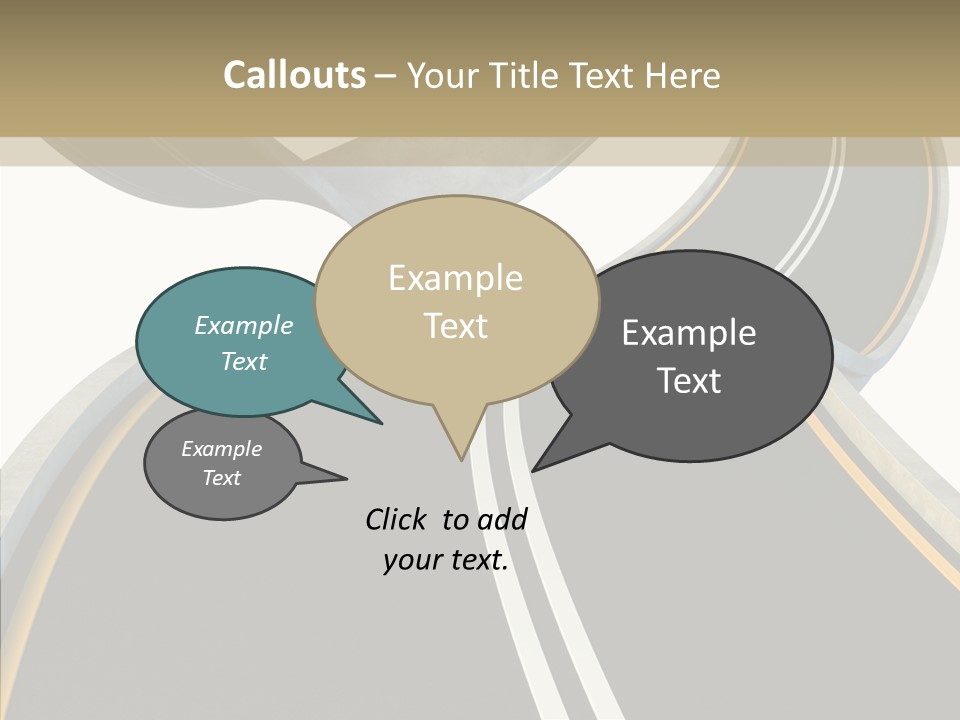 Activity Knot Highway PowerPoint Template