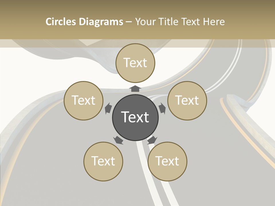 Activity Knot Highway PowerPoint Template