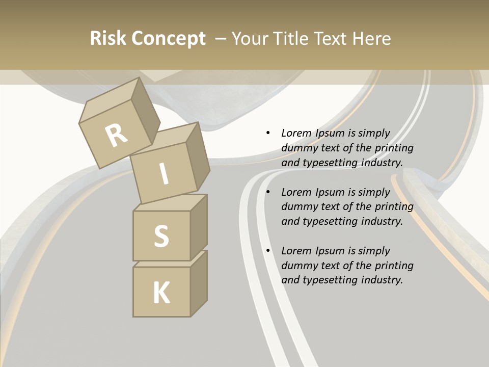 Activity Knot Highway PowerPoint Template