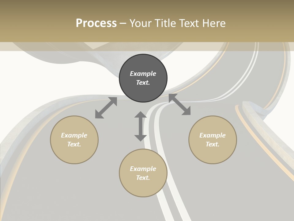 Activity Knot Highway PowerPoint Template