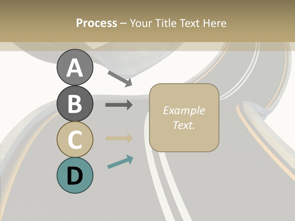 Activity Knot Highway PowerPoint Template