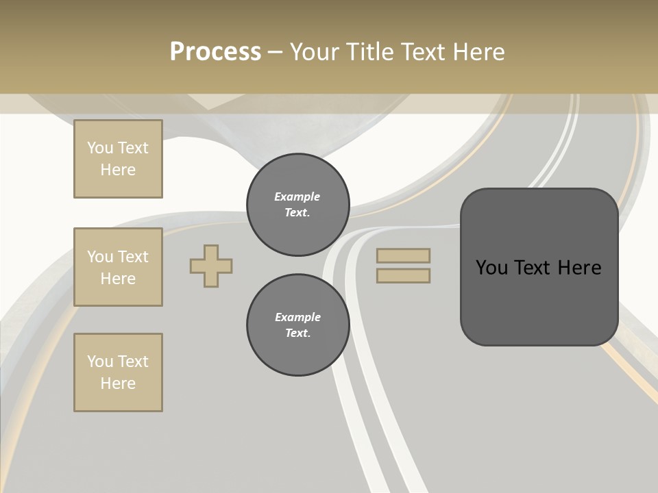 Activity Knot Highway PowerPoint Template
