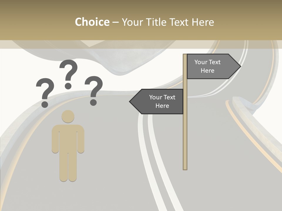 Activity Knot Highway PowerPoint Template