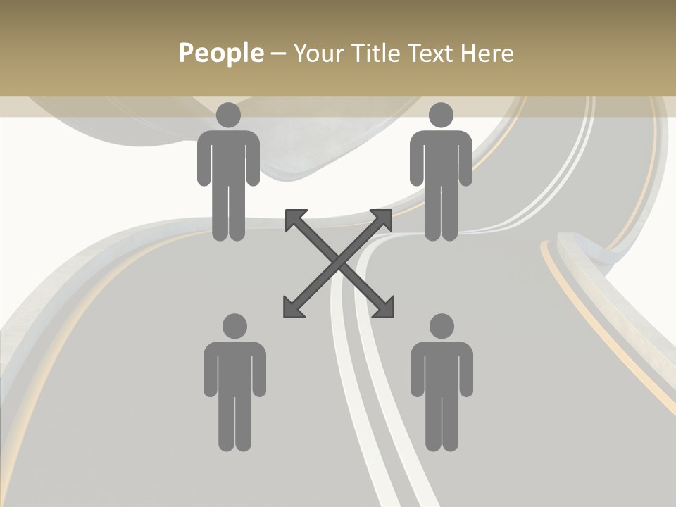 Activity Knot Highway PowerPoint Template