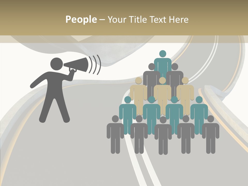 Activity Knot Highway PowerPoint Template