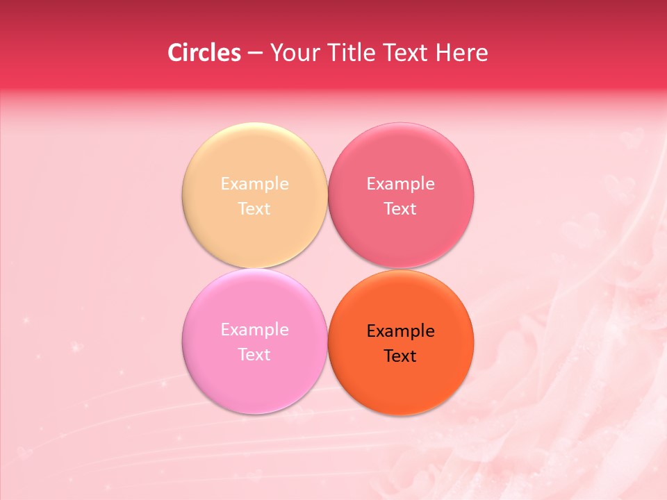 Glow Wallpaper Swirl PowerPoint Template