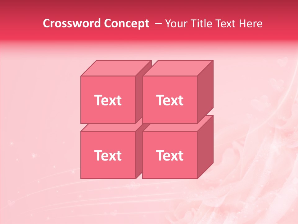 Glow Wallpaper Swirl PowerPoint Template