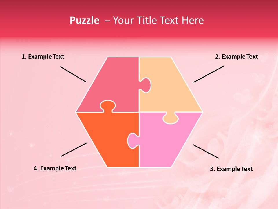 Glow Wallpaper Swirl PowerPoint Template