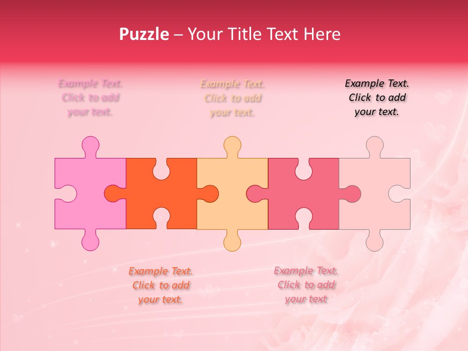 Glow Wallpaper Swirl PowerPoint Template