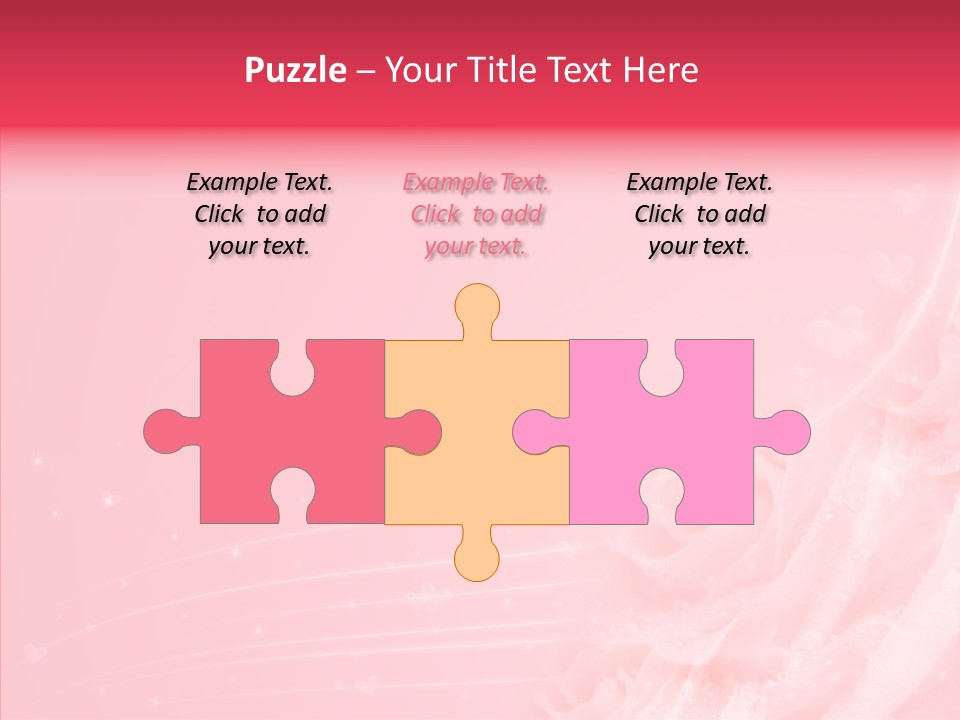 Glow Wallpaper Swirl PowerPoint Template