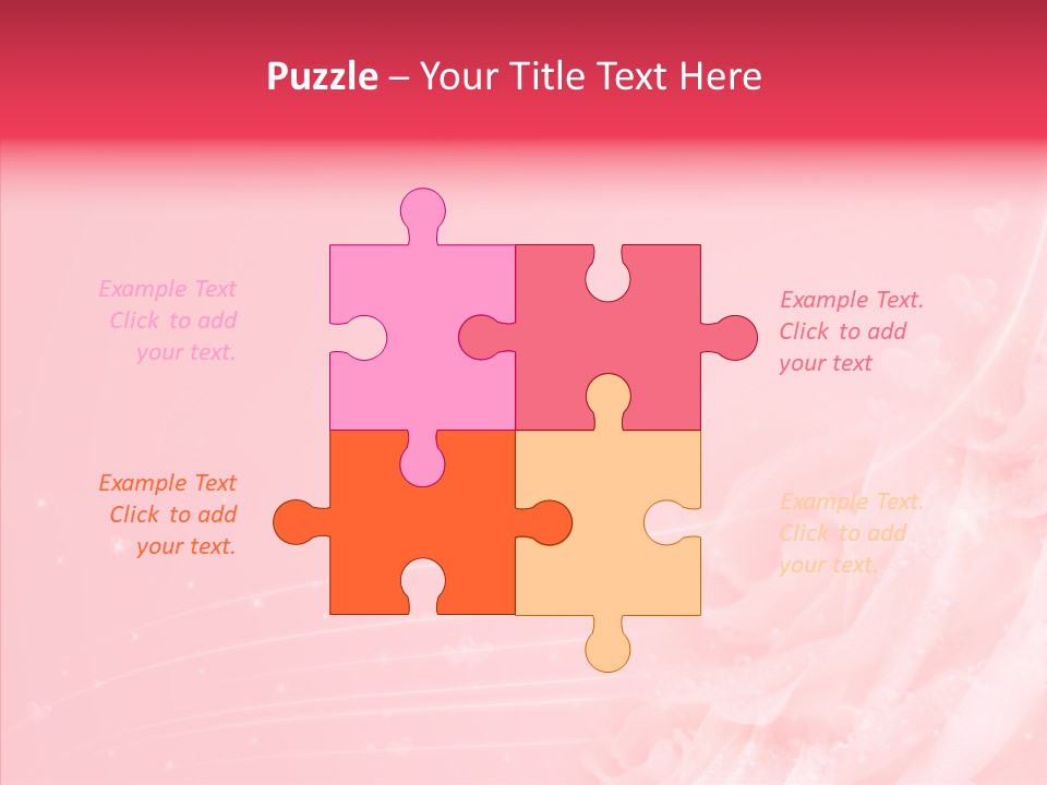 Glow Wallpaper Swirl PowerPoint Template