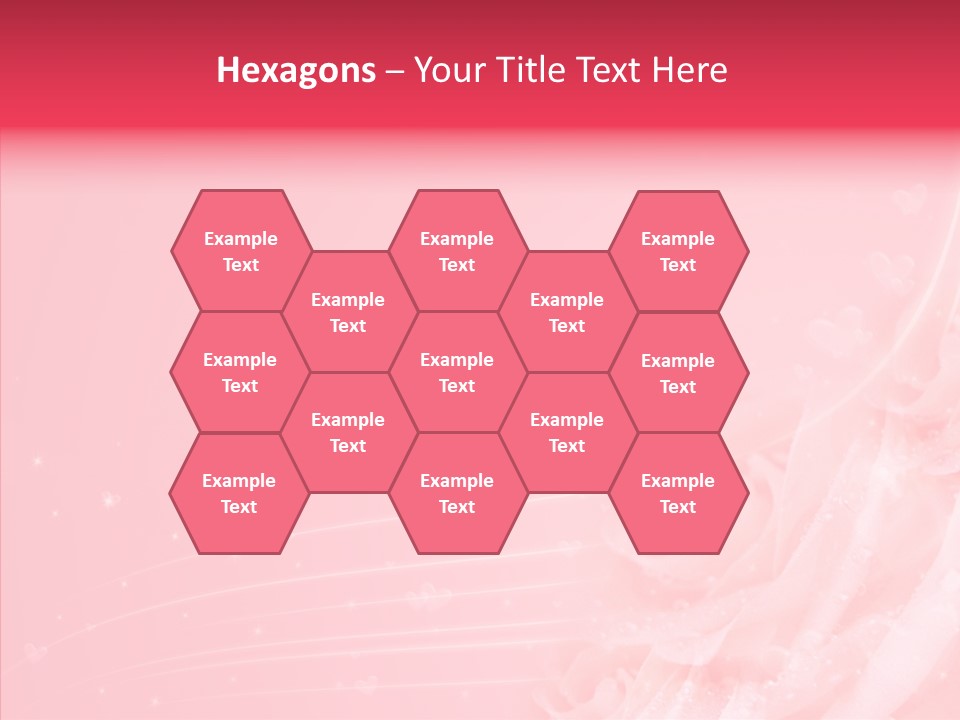 Glow Wallpaper Swirl PowerPoint Template