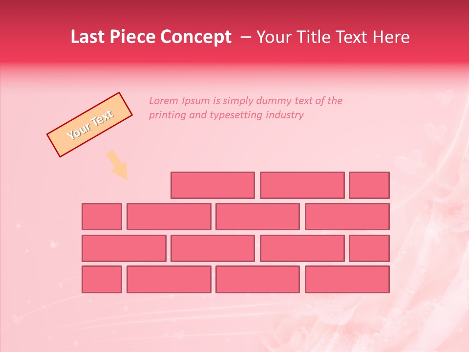 Glow Wallpaper Swirl PowerPoint Template