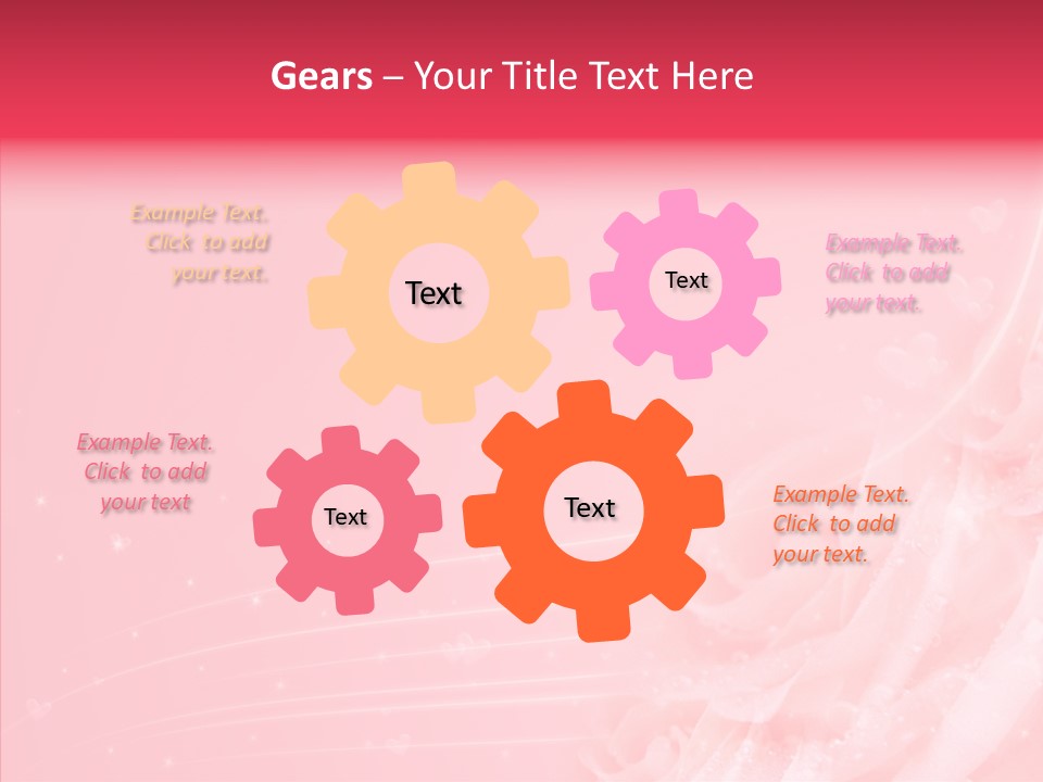 Glow Wallpaper Swirl PowerPoint Template