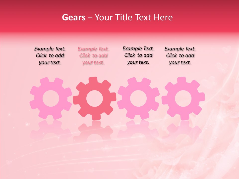 Glow Wallpaper Swirl PowerPoint Template