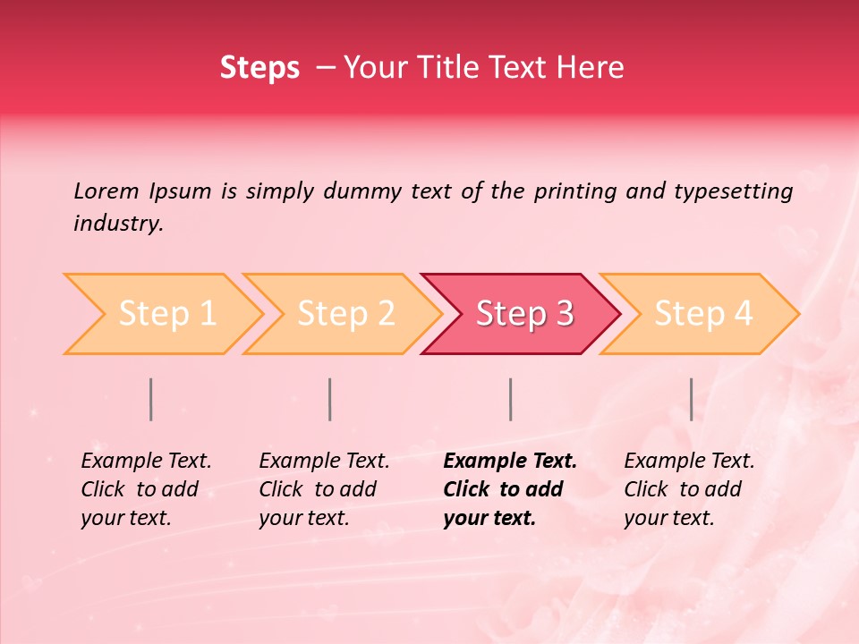 Glow Wallpaper Swirl PowerPoint Template