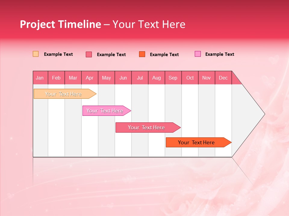 Glow Wallpaper Swirl PowerPoint Template