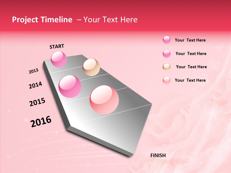 Glow Wallpaper Swirl PowerPoint Template