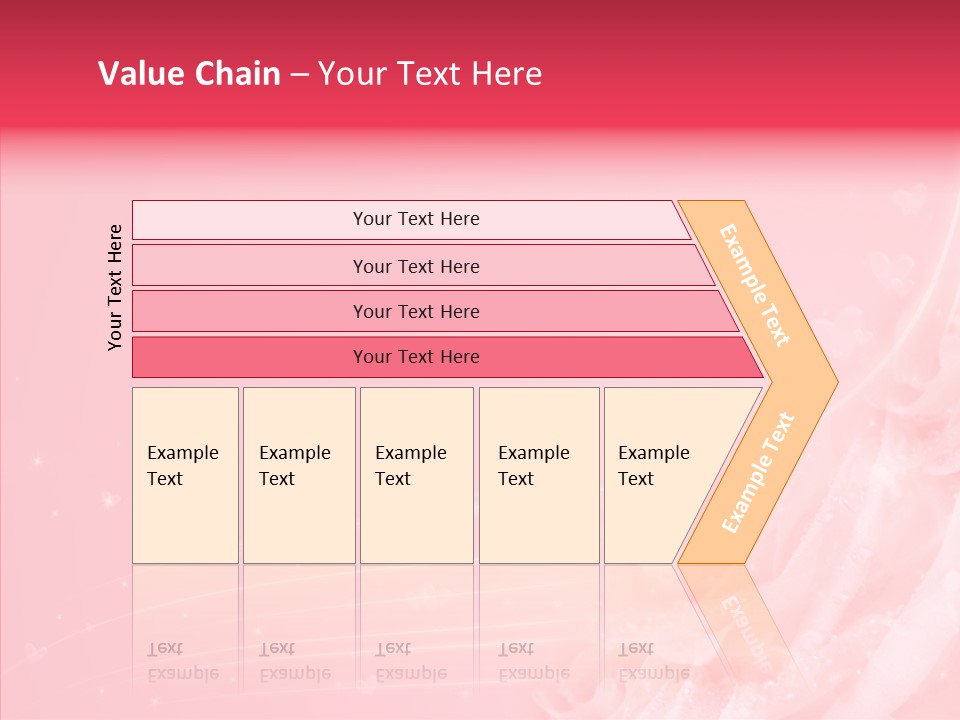 Glow Wallpaper Swirl PowerPoint Template