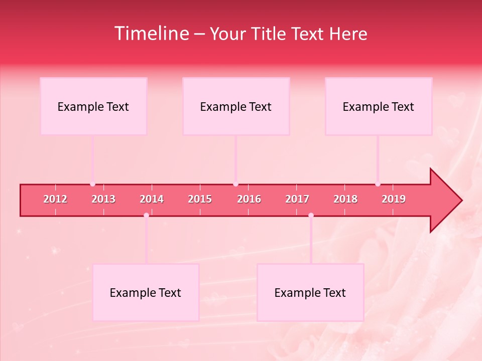 Glow Wallpaper Swirl PowerPoint Template