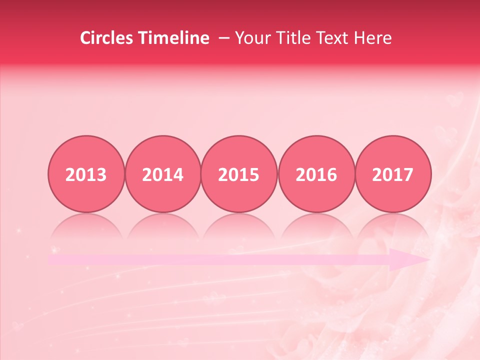 Glow Wallpaper Swirl PowerPoint Template