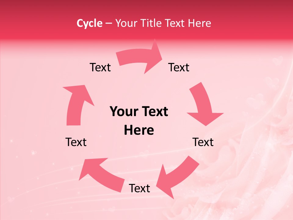 Glow Wallpaper Swirl PowerPoint Template