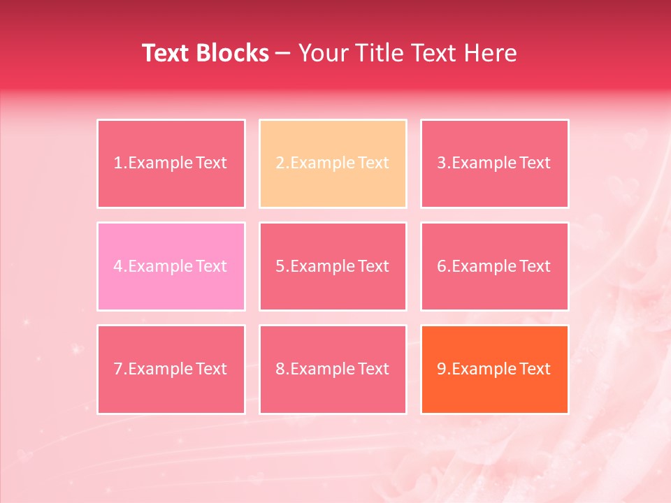 Glow Wallpaper Swirl PowerPoint Template