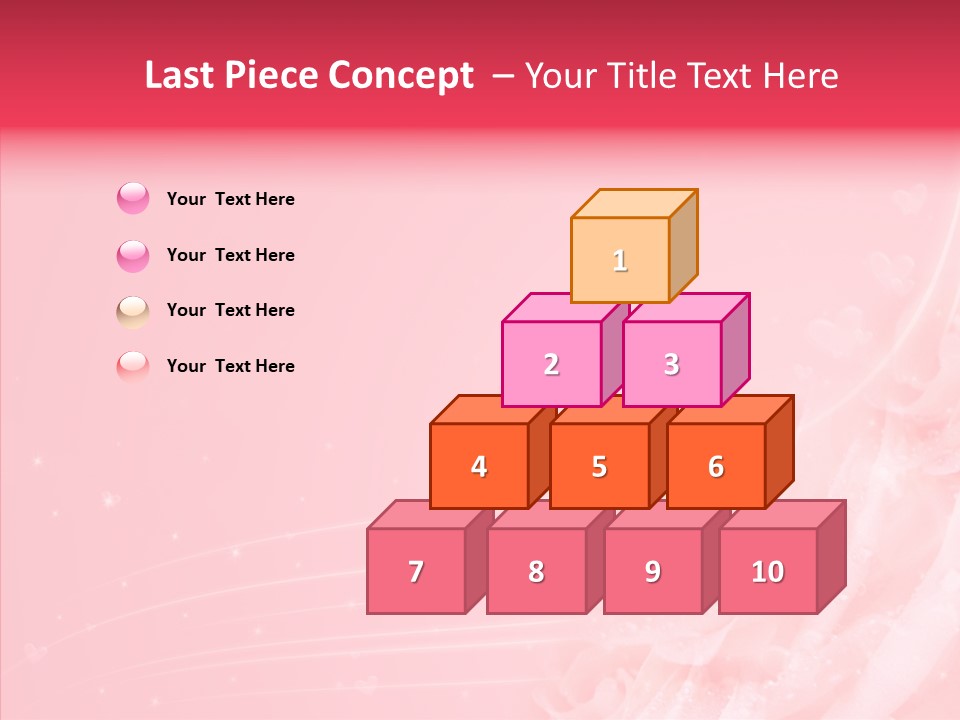 Glow Wallpaper Swirl PowerPoint Template