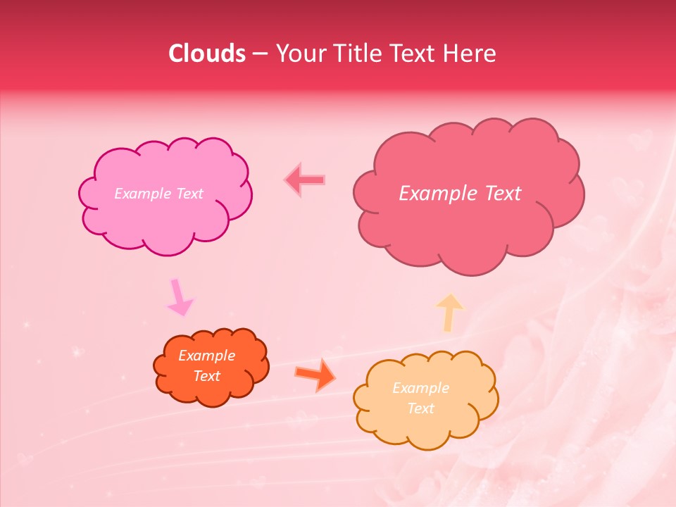 Glow Wallpaper Swirl PowerPoint Template