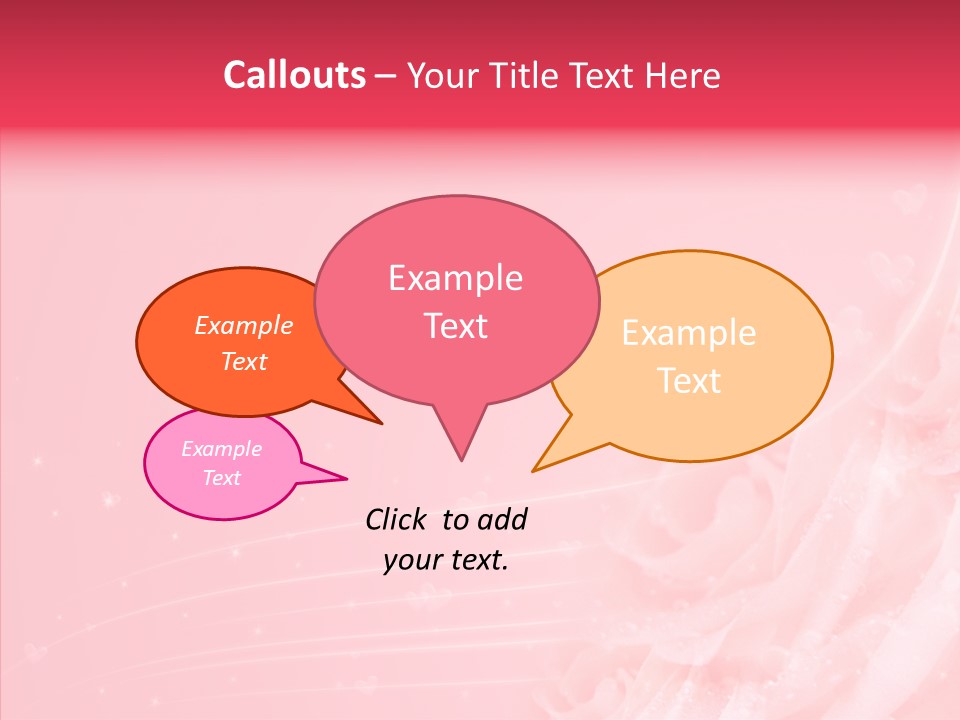 Glow Wallpaper Swirl PowerPoint Template