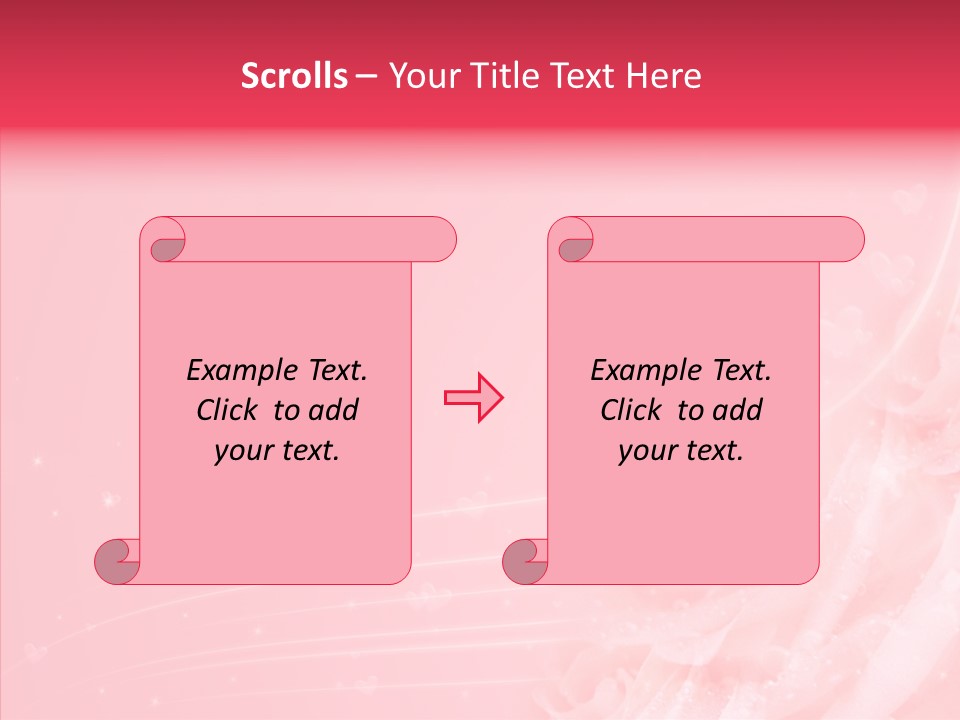Glow Wallpaper Swirl PowerPoint Template